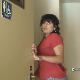 One girl films another girl as she visits a public restroom toilet to take a piss and a shit. The girl is on her period, and some blood can be seen when she pisses. She wipes and shows us the dirty TP. Presented in 720P HD. Over 3 minutes.